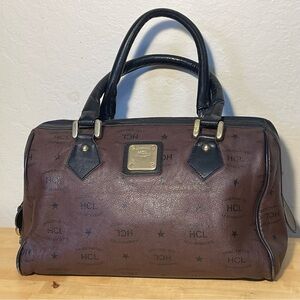 HCL Vintage W Germany Genuine Leather Satchel Bag